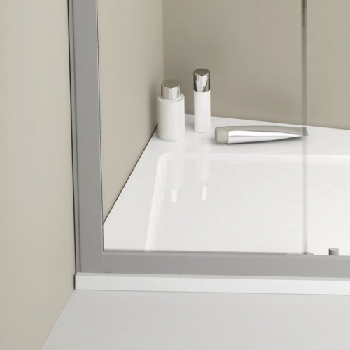 картинка Душевой поддон из искусственного камня Ravak 10° Asymetric Pro 120x90 L Белый от магазина Сантехстрой