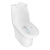фото унитаз-моноблок с функцией биде azario sente 375х665х785 напольный, безободковый, горизонтальный слив, сиденье дюропласт микролифт (az-8614b)
