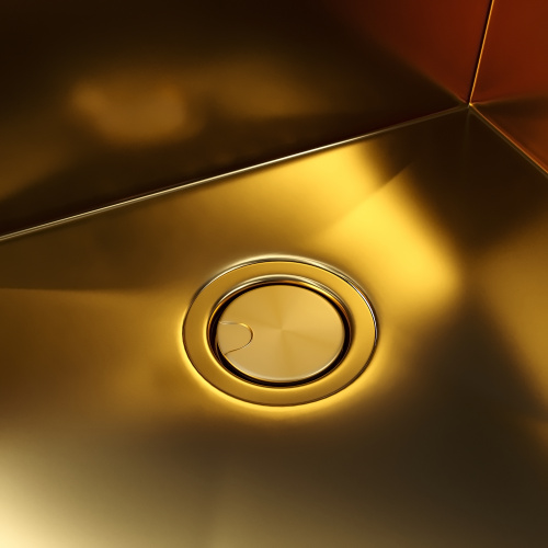 картинка Кухонная мойка Reflexion Iseo RX2240GD брашированное золото от магазина Сантехстрой