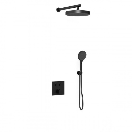 картинка Душевой комплект Inspire VSFW-4I212MB встраиваемый, двухрежимный, черный от магазина Сантехстрой
