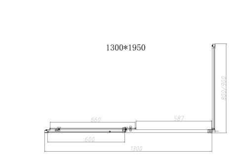 картинка Душевой уголок Slim-N VSR-4SN8013CGB, 1300*800, черный, стекло тонированное от магазина Сантехстрой