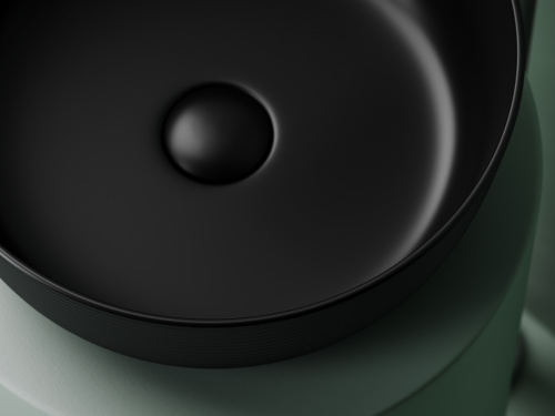 картинка Раковина-столешница Ceramica Nova цвет Черный Круглая CN6073MB от магазина Сантехстрой