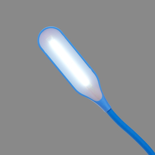картинка Светильник настольный Click 4Вт, LED,  4000К,  диммируемый 3 ступени,  заряжаемый,  на прищепке,  синий REXANT от магазина Сантехстрой