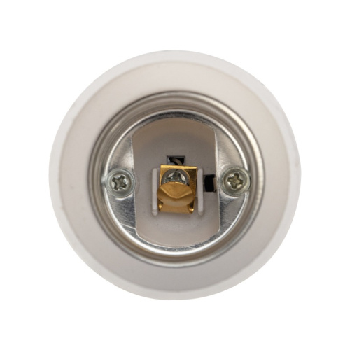 картинка Переходник цокольный Е14-Е27 белый REXANT от магазина Сантехстрой