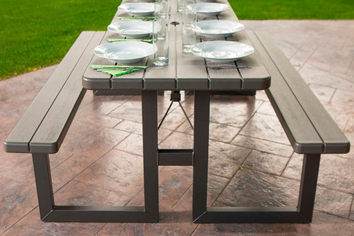 картинка Lifetime, США Стол с лавочками Lifetime для пикника от магазина Сантехстрой