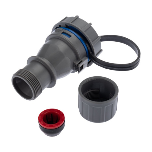 картинка Розетка кабельная переносная влагозащищенная 16 А,  2Р+РЕ,  IP68 REXANT от магазина Сантехстрой