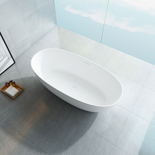 картинка Ванна Solid Surface Vincea VBT-6S01MW, белый матовый от магазина Сантехстрой