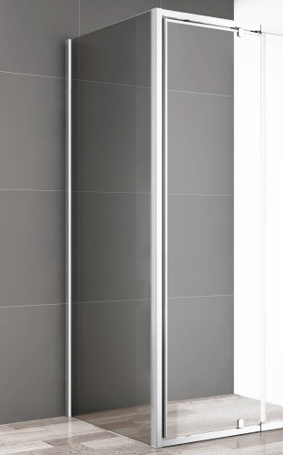 картинка Боковая стенка Cezares Crystal-S-100-FIX-C-Cr-L от магазина Сантехстрой