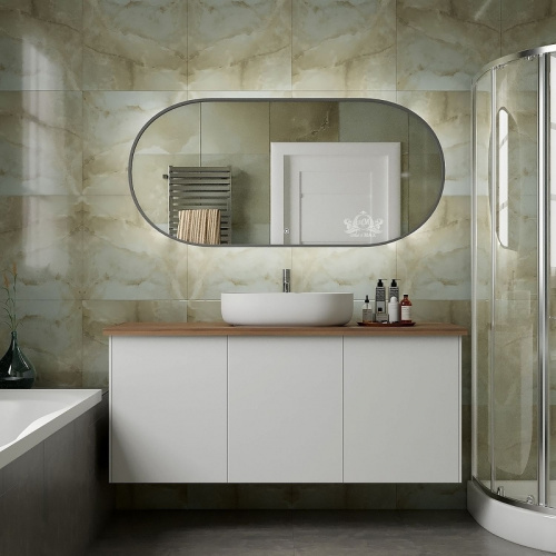 картинка Зеркало Art&Max am-bar-700-1500-ds-f Хром от магазина Сантехстрой
