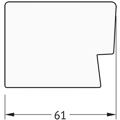 картинка Зеркало Evoform Exclusive 171х111 BY 1219 с фацетом в багетной раме - Алюминий 61 мм от магазина Сантехстрой