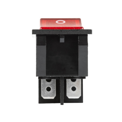 картинка Выключатель клавишный 250V 30А (4с) ON-OFF красный с подсветкой (RWB-502) REXANT от магазина Сантехстрой