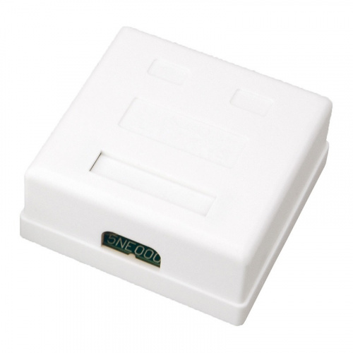 картинка Розетка компьютерная внешняя,  2-порта UTP RJ-45 (8P-8C),  CAT 5e REXANT от магазина Сантехстрой