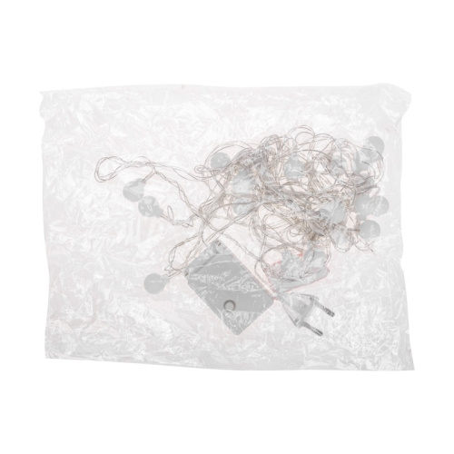 картинка Гирлянда светодиодная Шарики 5м,  20LED,  IP20, прозрачный провод,  свечение мульти (RG/RB),  контроллер 8 режимов,  230В NEON-NIGHT от магазина Сантехстрой