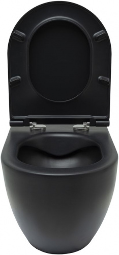 картинка Чаша подвесного унитаза Allen Brau Reality 4.32006.31 черный матовый от магазина Сантехстрой