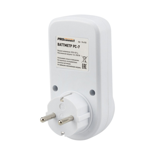 картинка Ваттметр PC-7 вертикальный PROconnect от магазина Сантехстрой