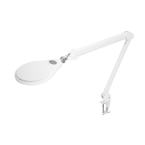 картинка Лупа на струбцине круглая 5D с подсветкой 72 SMD,  сенсорный регулятор яркости,  ø115мм,  белая (8066D) REXANT от магазина Сантехстрой