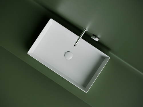 картинка Раковина-столешница Ceramica Nova цвет Белый Прямоугольная CN6070 от магазина Сантехстрой