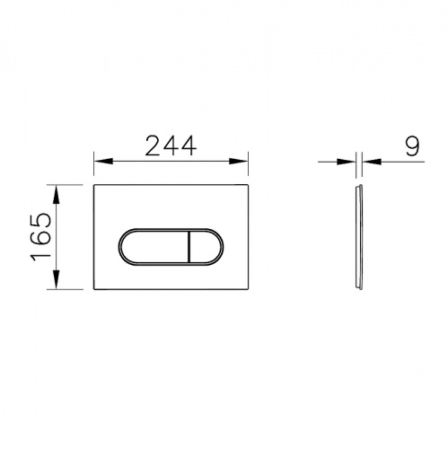 картинка Комплект унитаза с инсталляцией Vitra Normus L-box 9773B003-7207 с сиденьем и Белой клавишей смыва от магазина Сантехстрой