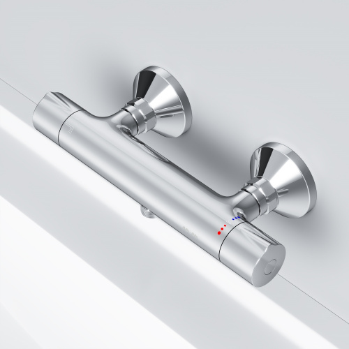 фото f8040000 like, смеситель д/душа с термостатом, хром, шт