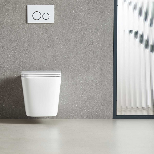 картинка Унитаз подвесной Tornado Q-Line VT1-12T, цвет белый, ультратонкое soft-close сиденье от магазина Сантехстрой