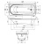 картинка W80A-170-070W-A Like, ванна акриловая A0 170х70 см,шт от магазина Сантехстрой