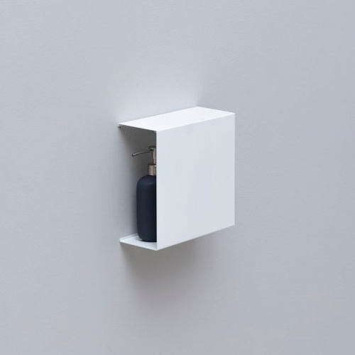 картинка Металлическая полка Aquanet Магнум 22.5 302235 Белая матовая от магазина Сантехстрой