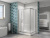 картинка Душевой уголок BelBagno Due 100x80 DUE-AH-2-100/80-C-Cr профиль Хром стекло прозрачное от магазина Сантехстрой