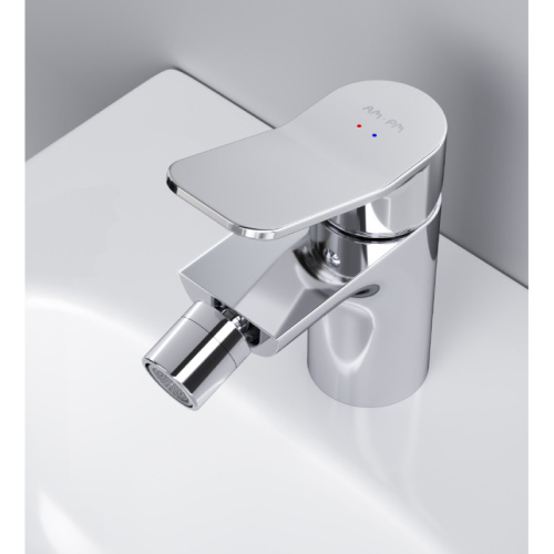 фото f85a83100 x-joy, смеситель д/биде излив 100 мм с д/к , хром, шт.