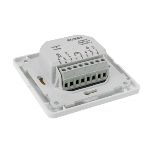 картинка Терморегулятор механическийRX-308G (белый) (совместим с Schneider серии Glossa) REXANT от магазина Сантехстрой