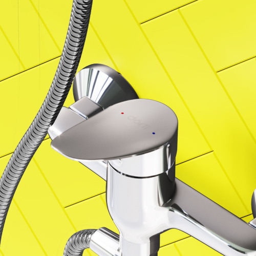 фото d1095000 norma смеситель для ванны и душа с универсальным изливом и душевым набором