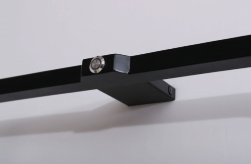 картинка Электрический полотенцесушитель Black&White Universe N-337В 40х101 337BN с полкой Черный матовый от магазина Сантехстрой