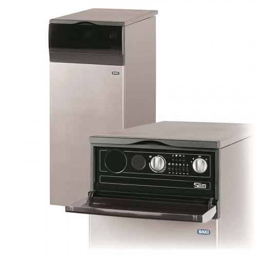 картинка Котел газовый напольный BAXI SLIM 1.230iN одноконтурный с открытой камерой сгорания 23 кВт от магазина Сантехстрой