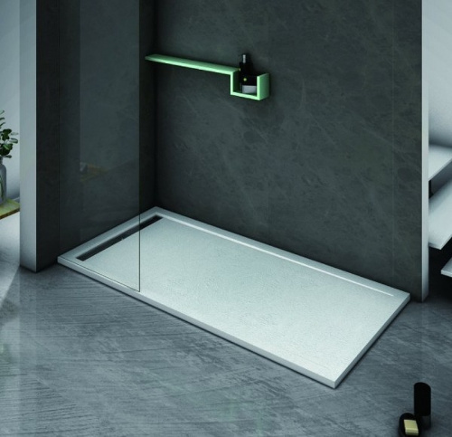 картинка Душевой поддон из искусственного камня Cezares Tray 120x80 TRAY-AS-AH-120/80-30-W Белый от магазина Сантехстрой