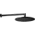 картинка CISAL Shower Верхний душ D300 мм с настенным держателем L400 мм, цвет черный матовый от магазина Сантехстрой