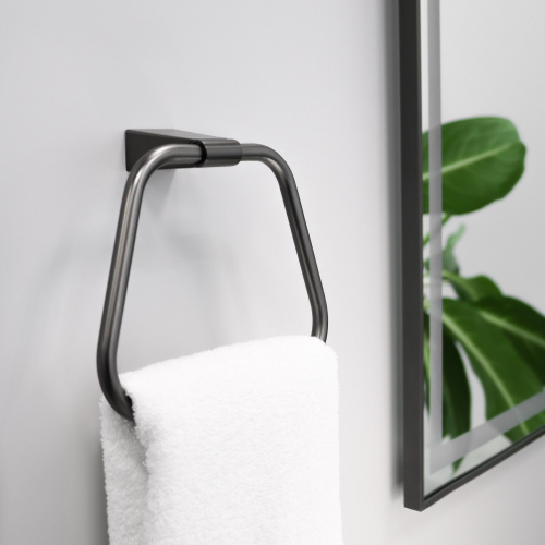 картинка Зеркало FIXSEN с подсветкой LED прямоугольное 80х60 см графит (FX-2080F) от магазина Сантехстрой