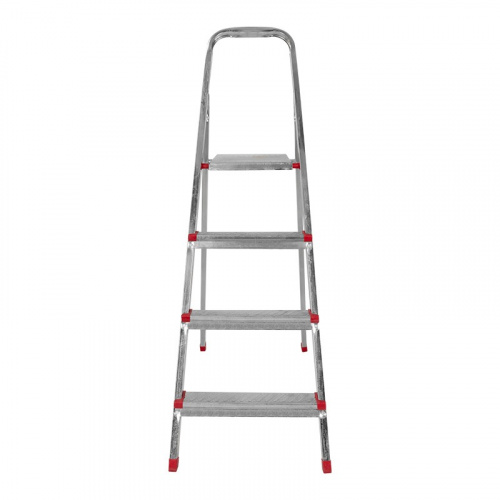 картинка Стремянка металлическая 4 ступеньки,  усиленный профиль REXANT от магазина Сантехстрой