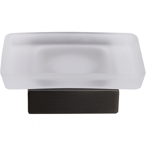 картинка Мыльница Cezares Slider SLIDER-SODS-GM Оружейная сталь от магазина Сантехстрой