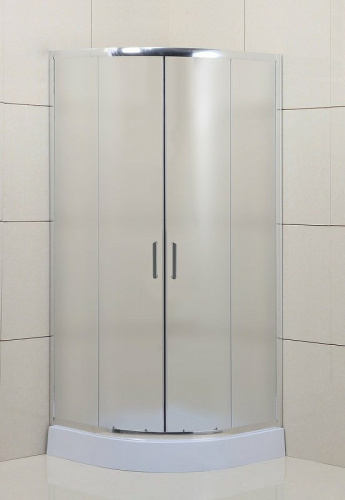 картинка Душевой уголок BelBagno Uno 80х80 UNO-195-R-2-80-P-Cr профиль Хром стекло рифленое от магазина Сантехстрой