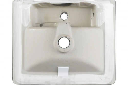 картинка Накладная керамическая раковина Aquanet Ирис 515х415х185 мм, черный матовый 00329246 от магазина Сантехстрой