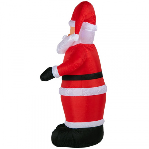 картинка 3D фигура надувная Дед Мороз приветствует,  размер 180 см,  внутренняя подсветка 5 LED,  компрессор с адаптером 12В,  IP 65 NEON-NIGHT от магазина Сантехстрой