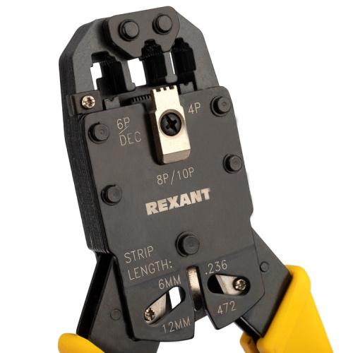 картинка Кримпер REXANT HT-200R для обжима 10P10C,  8P8C,  6P6C,  4P4C от магазина Сантехстрой