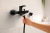 фото смеситель для ванны hansgrohe 72443670 черный