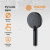 картинка Лейка для душа Orange O-Shower OS03b d 110 мм, 3 режима, черный матовый от магазина Сантехстрой