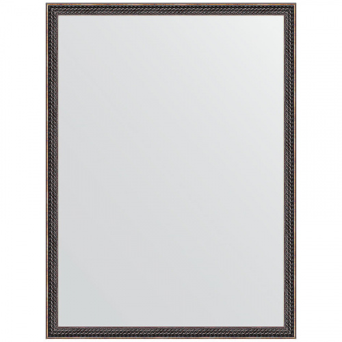 картинка Зеркало Evoform Definite 78х58 BY 0641 в багетной раме - Витой махагон 28 мм от магазина Сантехстрой