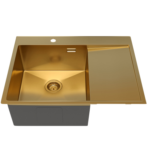 картинка Кухонная мойка Reflexion Maggiore RX2365GD брашированное золото от магазина Сантехстрой