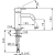 картинка CISAL Less New Смеситель однорычажный для раковины на 1 отверстие без донного клапана, цвет черный от магазина Сантехстрой