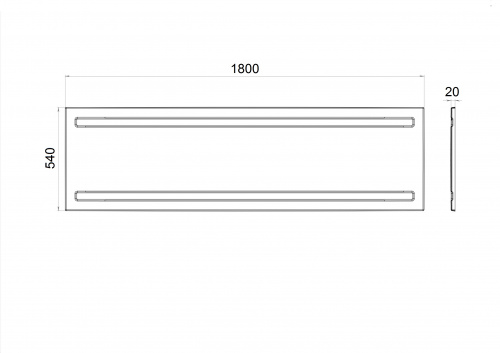 картинка Экран Niagara Atrio NG-A180 к ванне NG-A18070 от магазина Сантехстрой