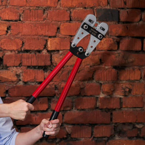 картинка Кримпер HT-2515 для обжима силовых наконечников и гильз 6, 10, 16, 25, 35, 50 мм² REXANT от магазина Сантехстрой