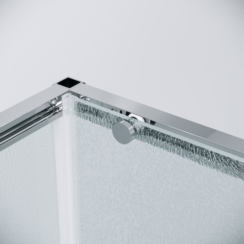 картинка Душевое ограждение Grossman Galaxy 100.K33.01.110.10.02-200.K33.01.90.10.02 (110х90х195) раздвижная(левая),хром,стекло шиншилла,2 места от магазина Сантехстрой