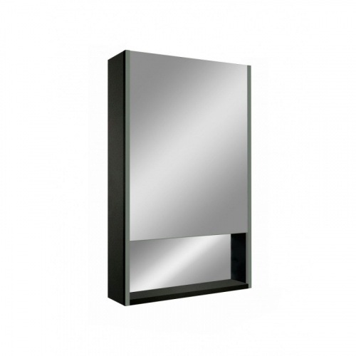 картинка Зеркало-шкаф Art&Max Foggia 60 AM-Fog-600-800-1D-R-DS-F-Nero правый черный от магазина Сантехстрой